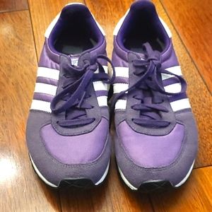 Adidas purple runners
